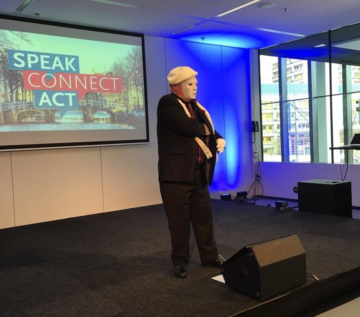 Bob presenting in 